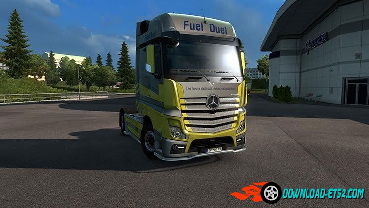 Metallic skin FuelDuel For New MB-ACTROS v2