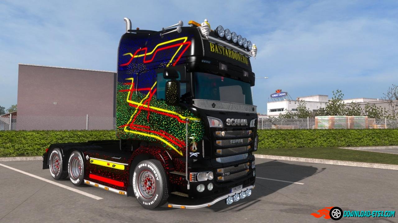 "BASTADONERO" Skin for Scania RJL TOPLINE.