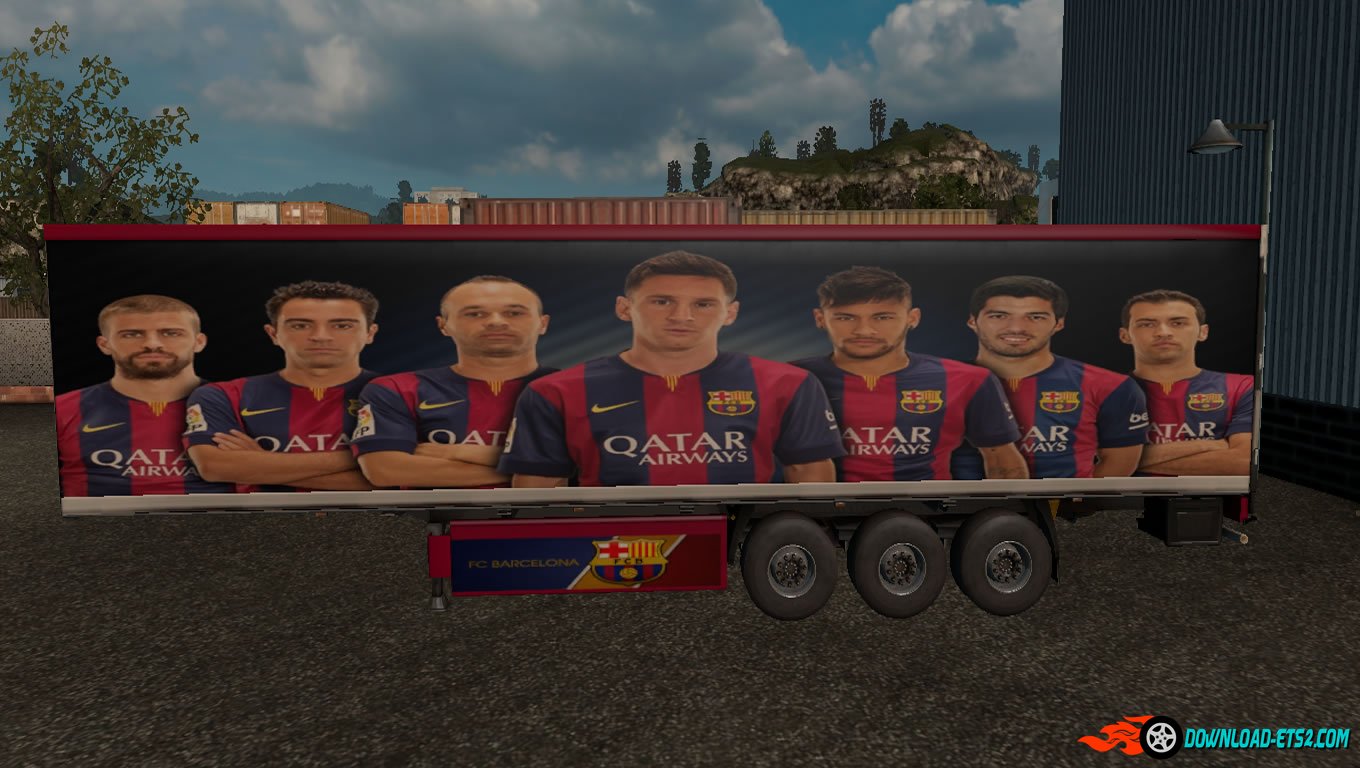 FC Barcelona HD Trailer Skin