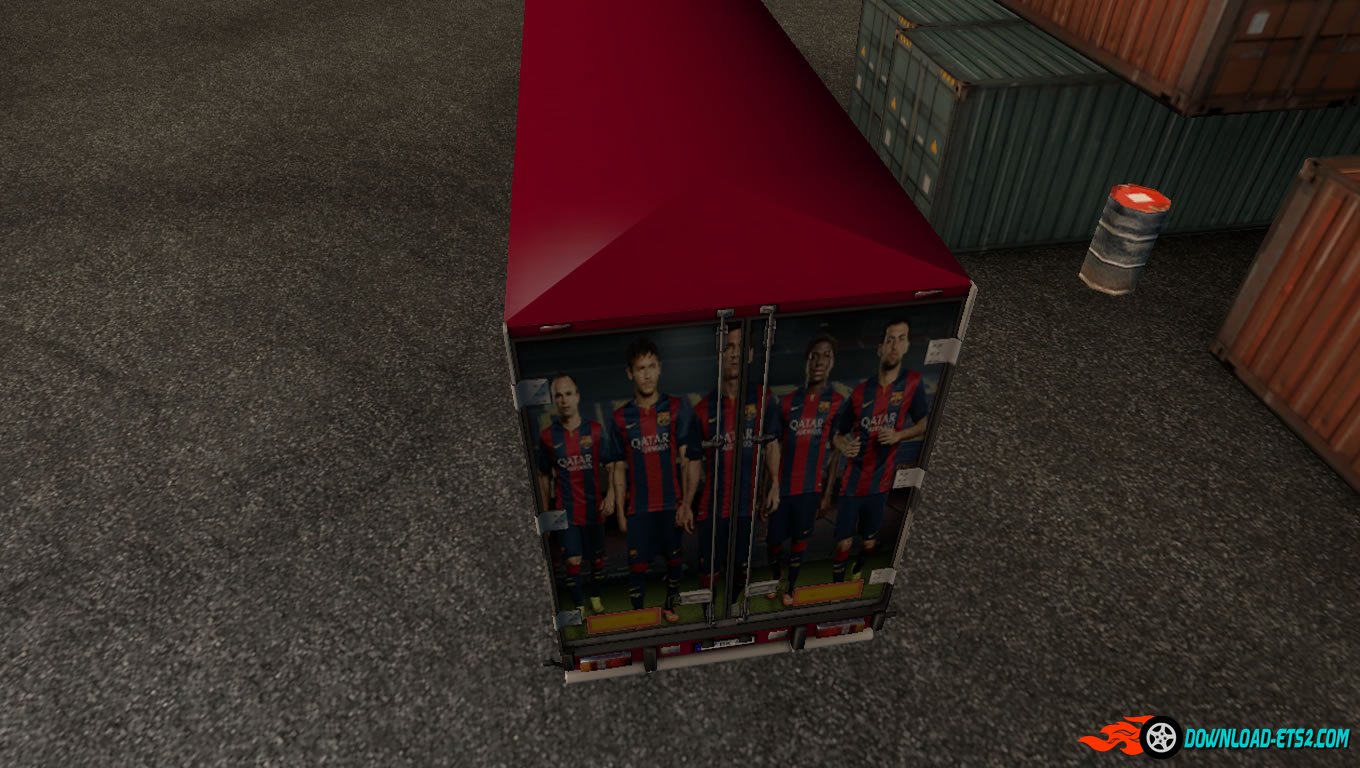 FC Barcelona HD Trailer Skin