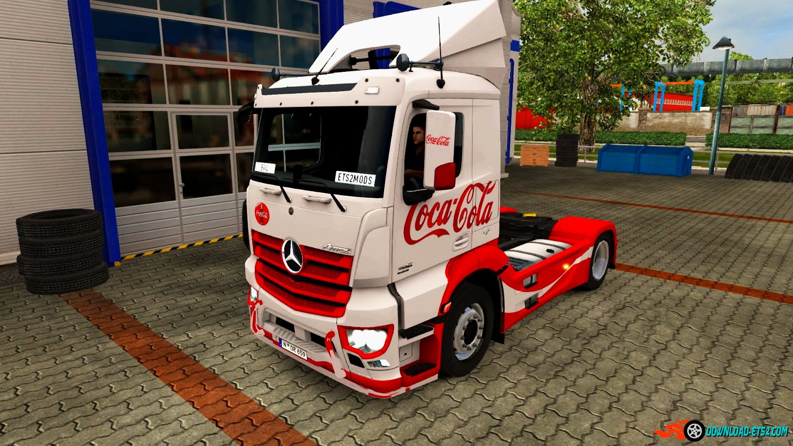 Coca-Cola skin for Mercedes Antos 2012