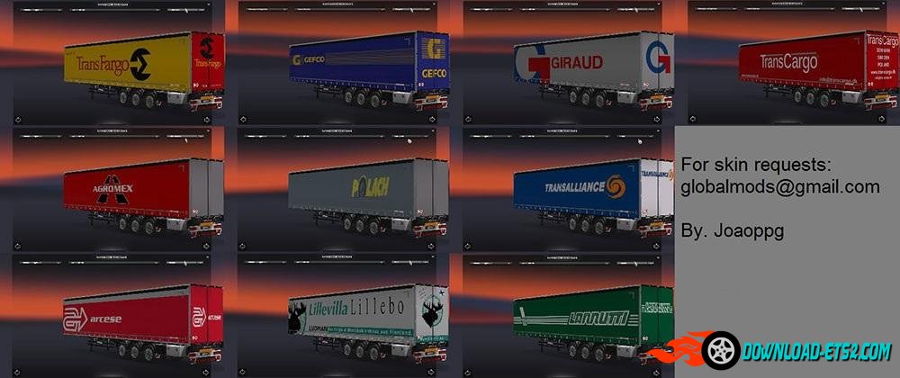 "INTERNATIONAL" TRAILERS SKIN PACK 3 by joaoppg