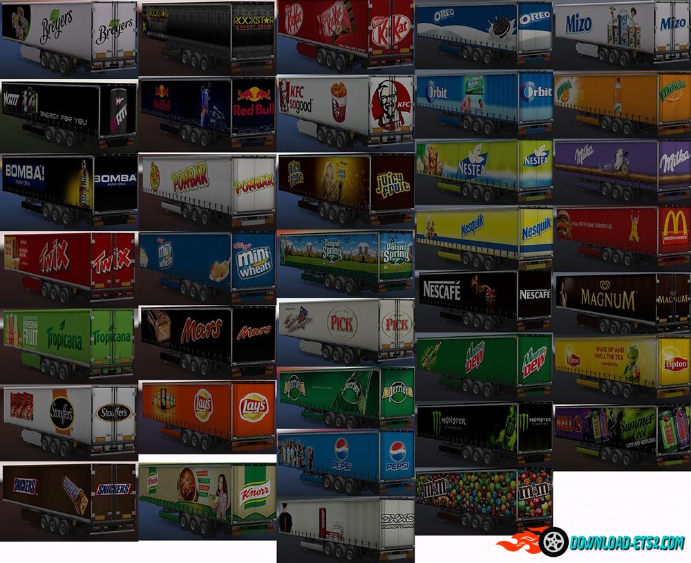 VGSKINS Food & Drink Trailers Pack