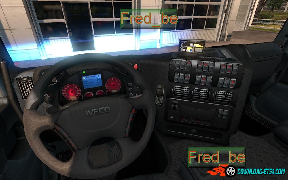 DASHBOARD RED FOR IVECO STRALIS [1.20.X]