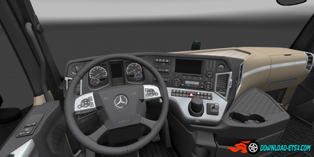 Realistic New Actros interior - 1.2 (Fix)