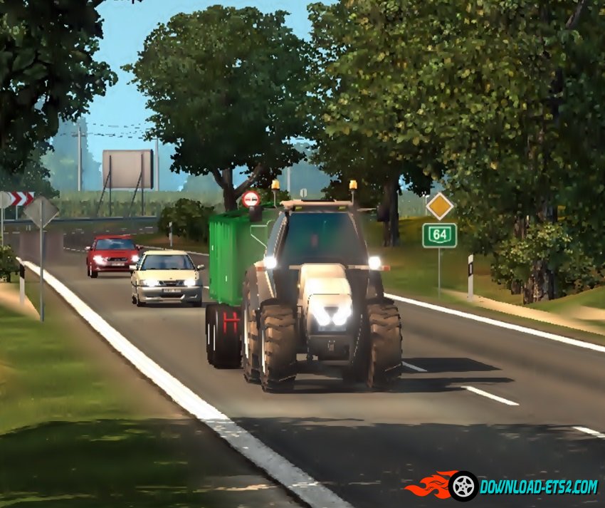 Tractor with Trailer in Traffic v 1.1[1.20.x]