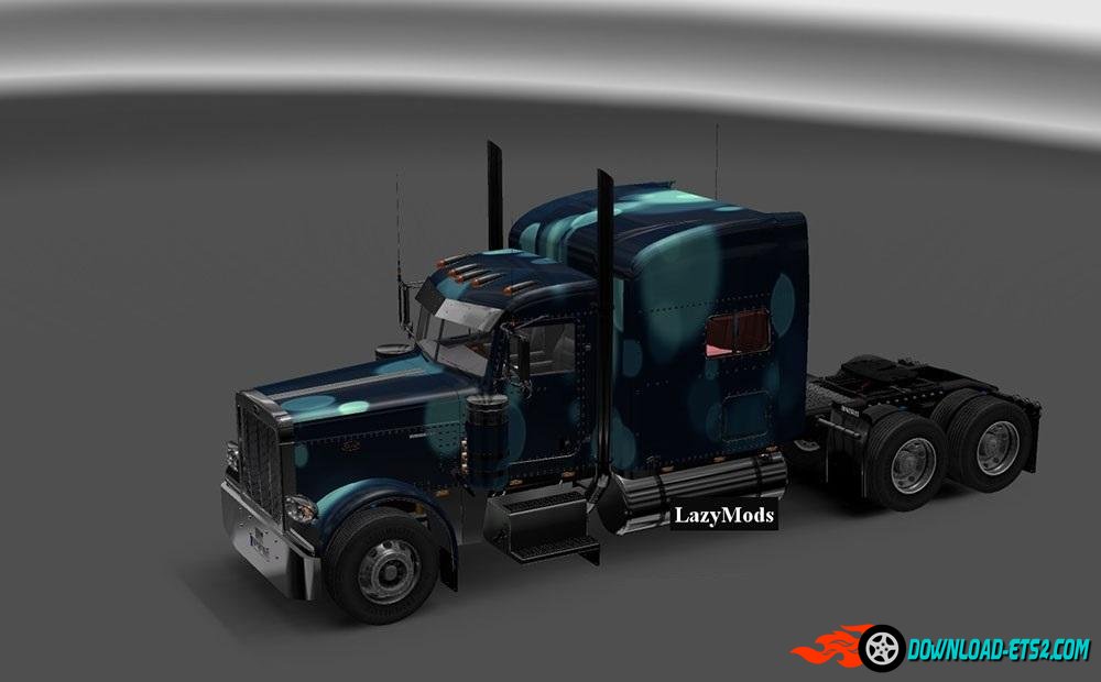 PETERBILT 389 MODIFIED ABSTRACT CIRCLES SKIN