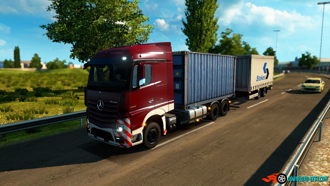 Mercedes-Benz Actros (MP4) RGD v1.1 + Trailer