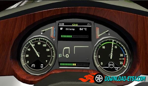 DAF XF Euro 6 Dashboard