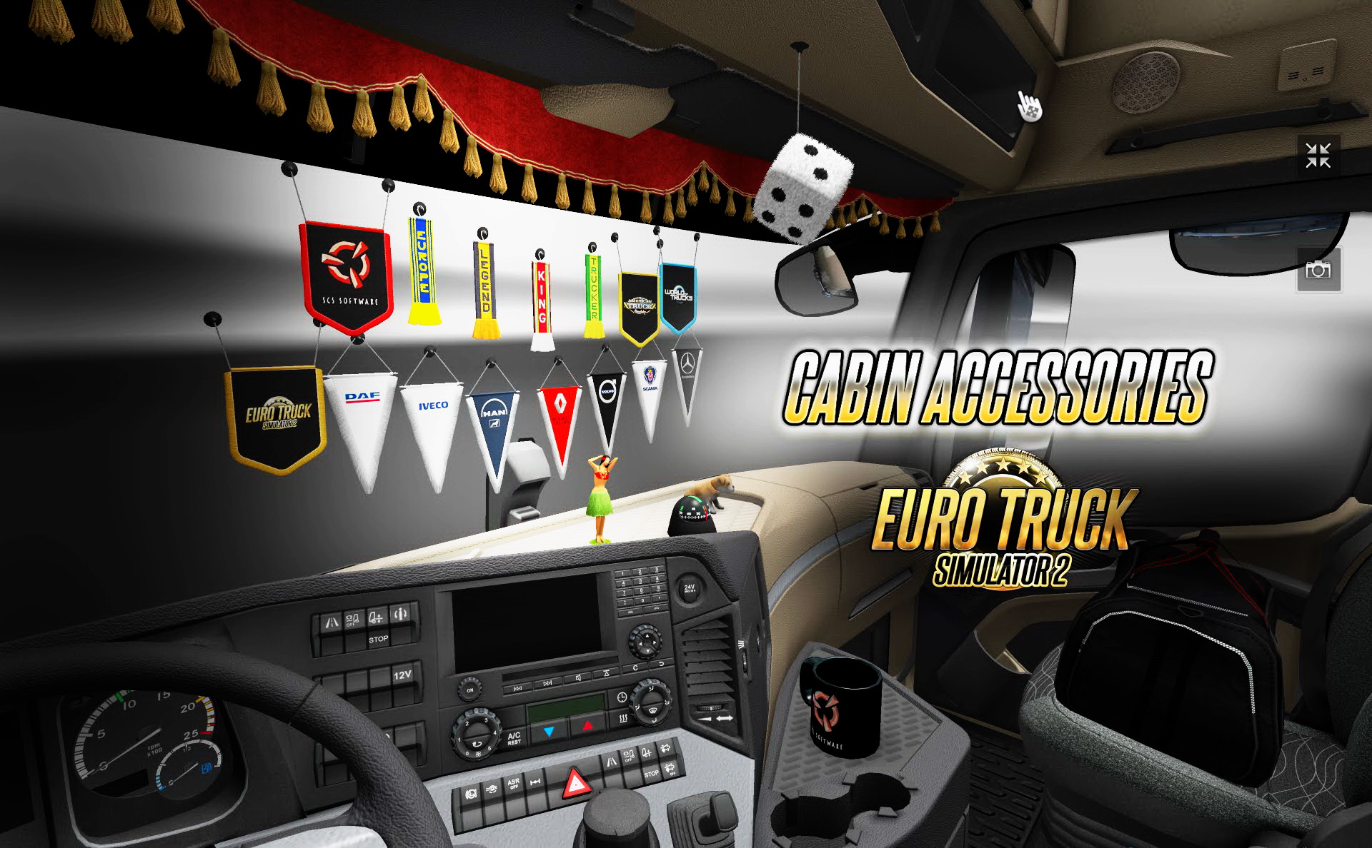 Interior Cabin Accessories Coming for ETS 2