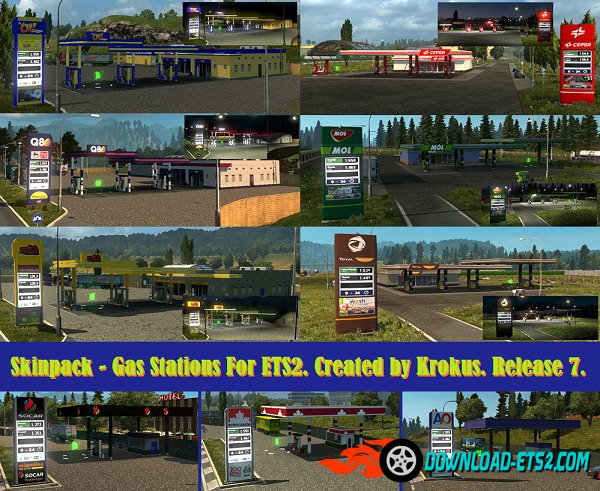 Gas Stations for ETS2.[1.21.x]