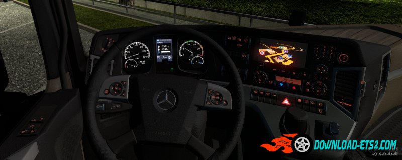 Realistic New Actros interior - 1.5