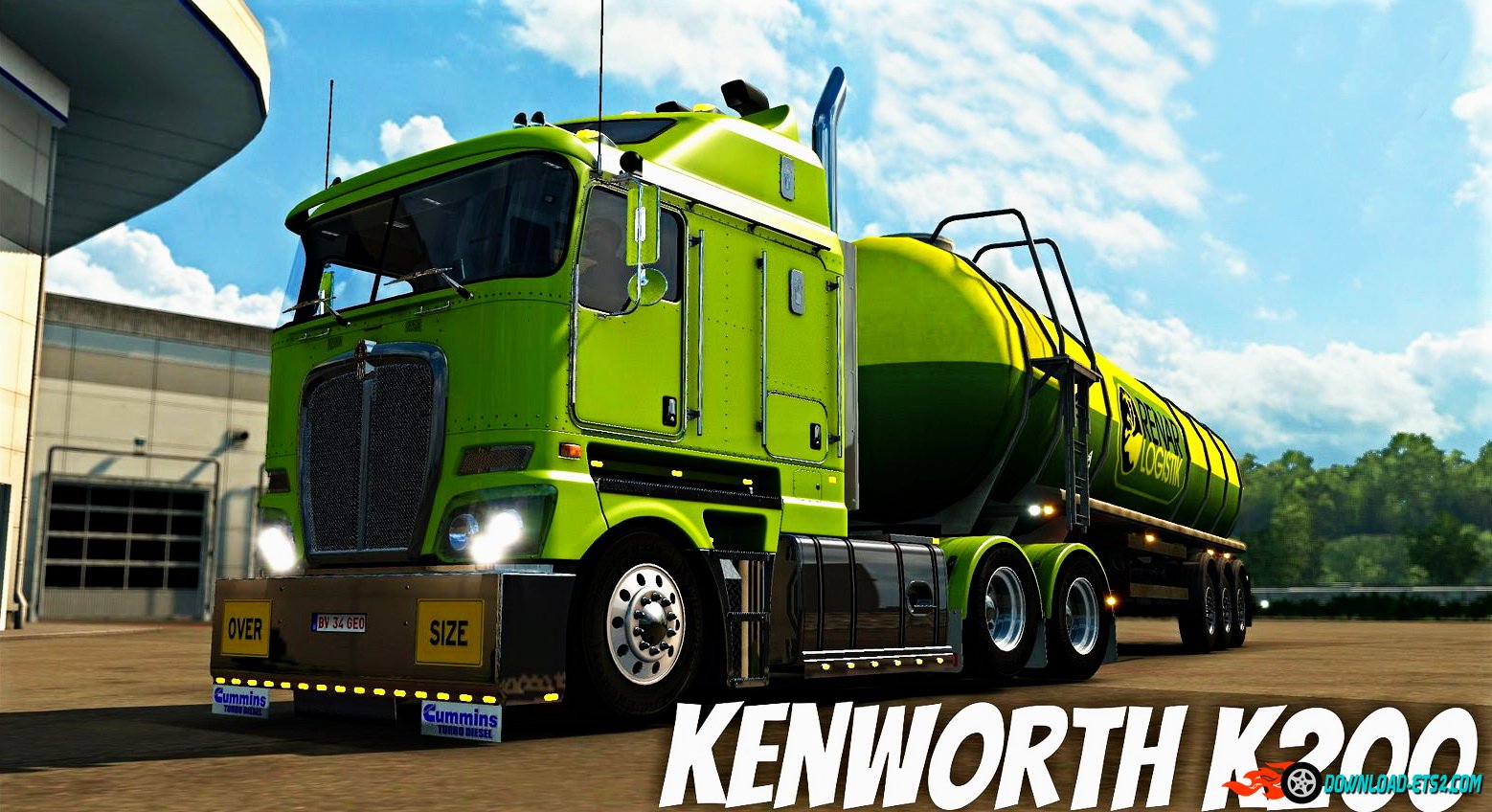 Kenworth K200 + Interior v1.0