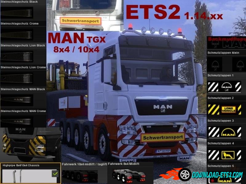 MAN TGX 8×4 10×4 v 5.0 [1.21.x]