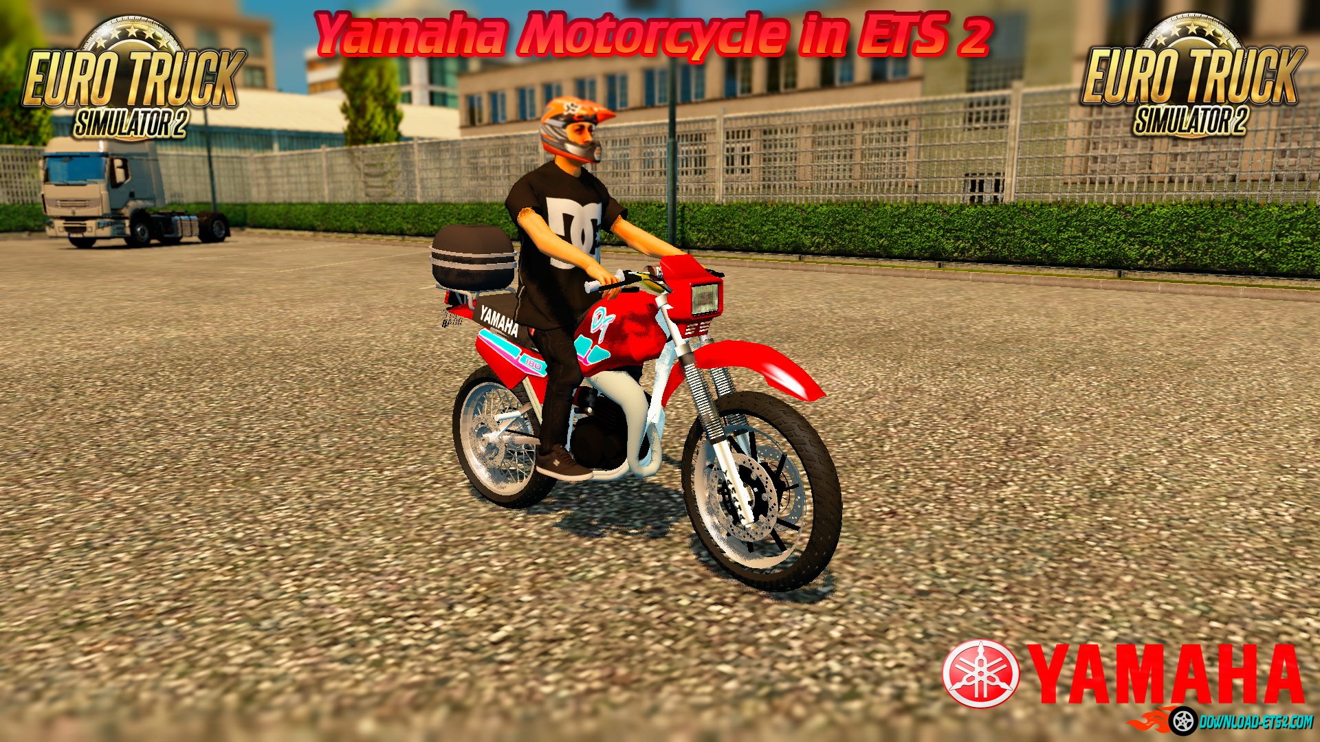Yamaha Motorcycle in ETS 2 (Euro Truck Simulator 2)