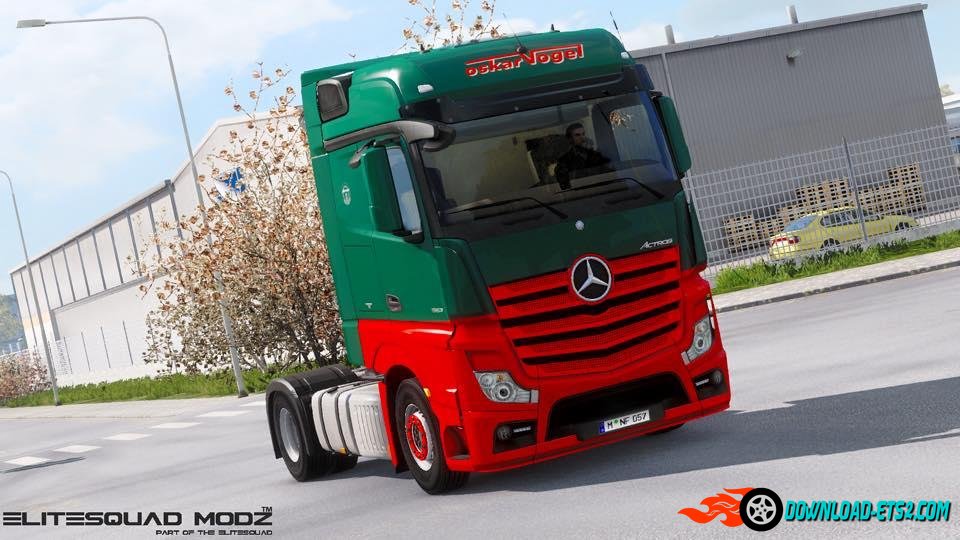 MERCEDES ACTROS MPIV "OSKAR VOGE" SKIN