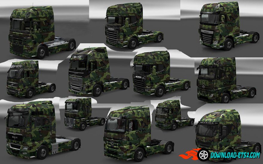 Army Camo Skin for All SCS Trucks