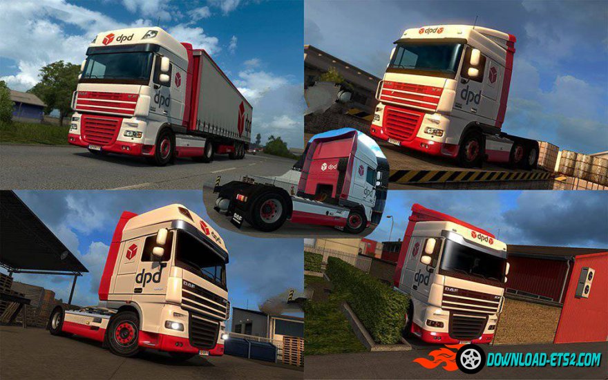 Skin "DPD" for DAF XF trucks