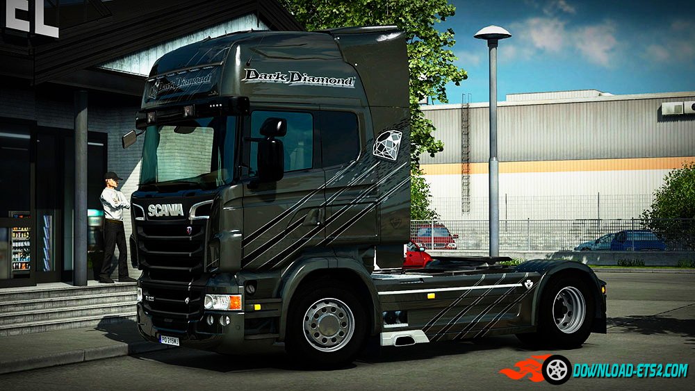 Scania R (RJL) Dark Diamond Limited Edition Metallic Skin by Borsuk