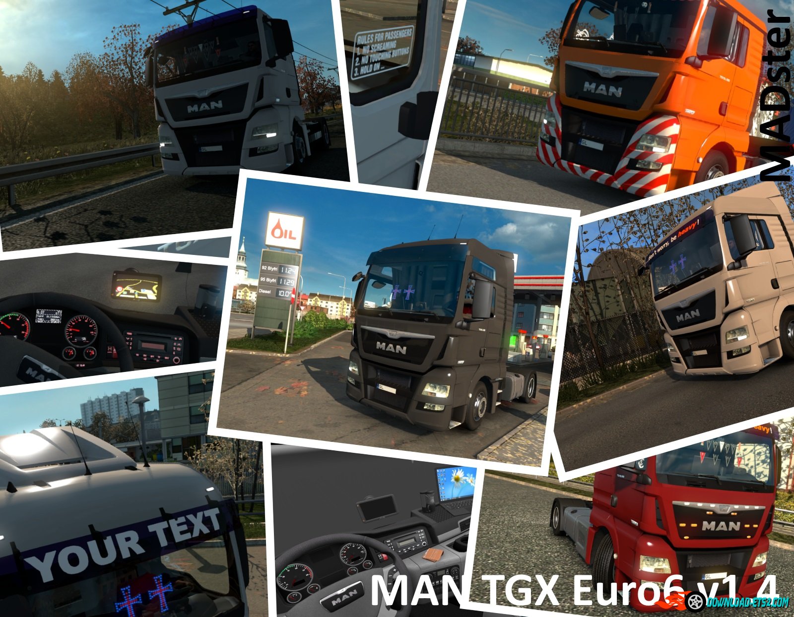 MAN TGX Euro6 v1.4 by MADster