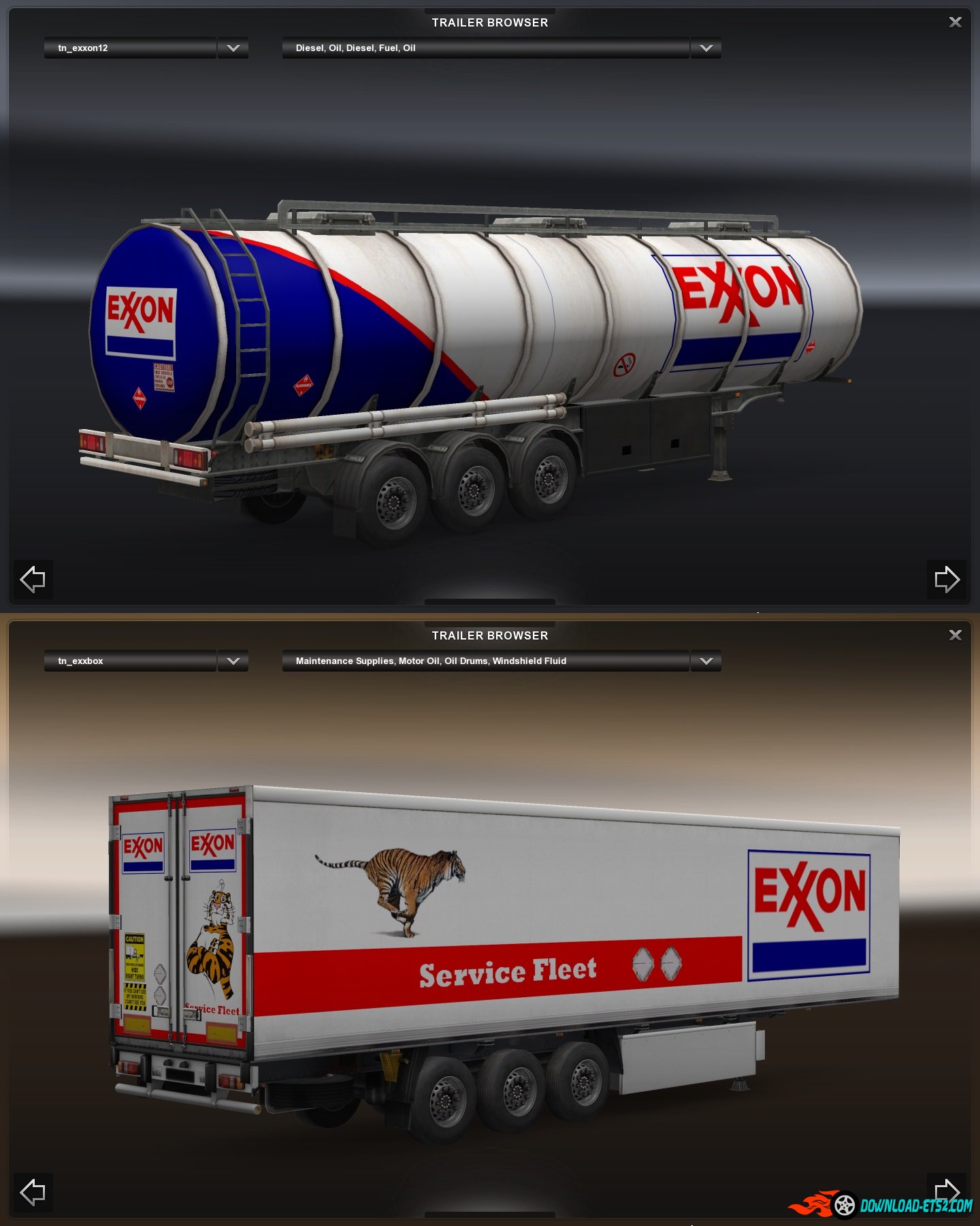 "Exxon" Trailer Pack