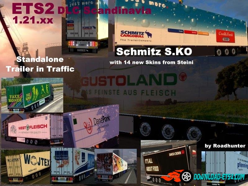 Trailer Schmitz S.KO Multimat + 14 skins