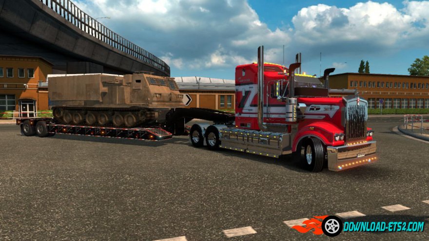 The "Lady In Red" Skin for Kenworth T908