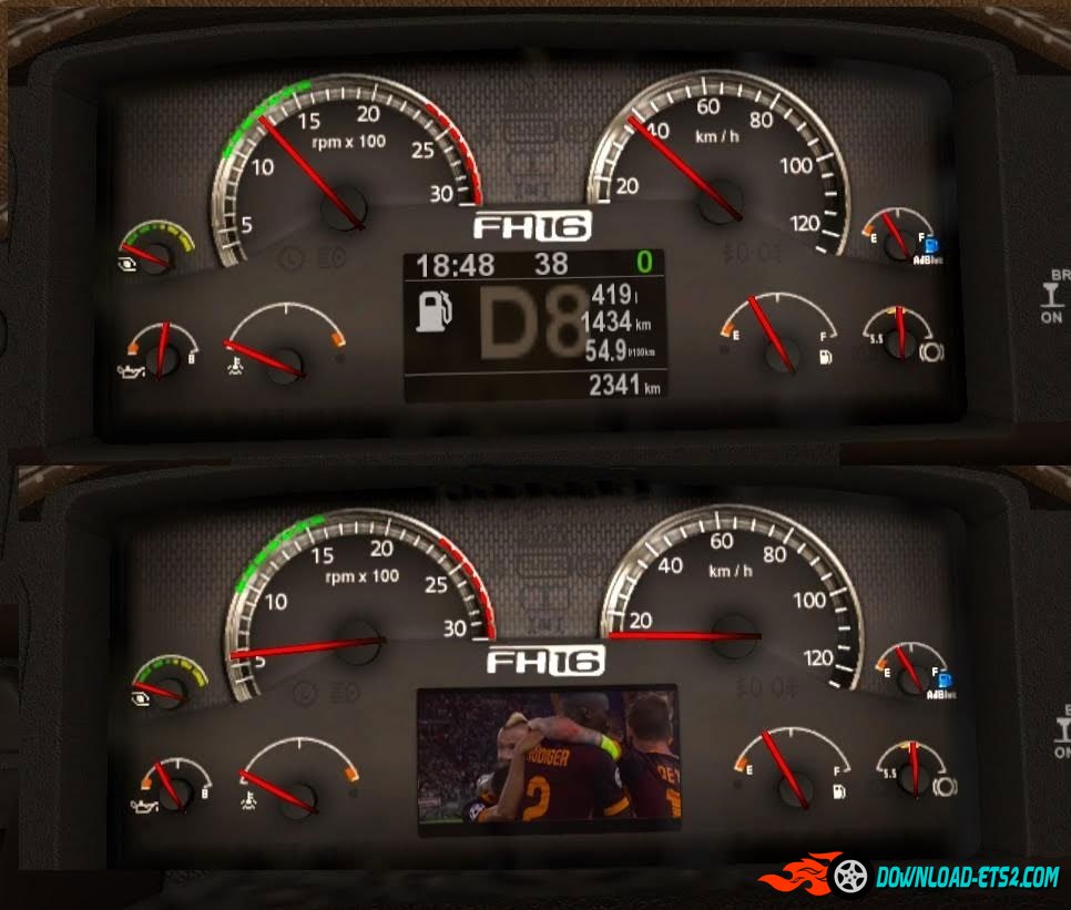 Video on Volvo 2009 dashboard