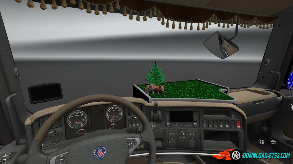 Christmas tree in the interior for all Trucks