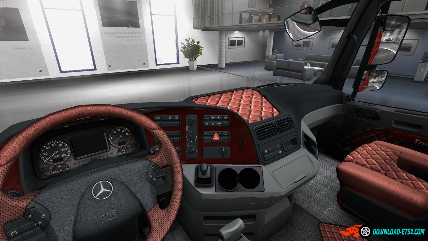 Mercedes Actros MP3 painted interior [1.22.X]