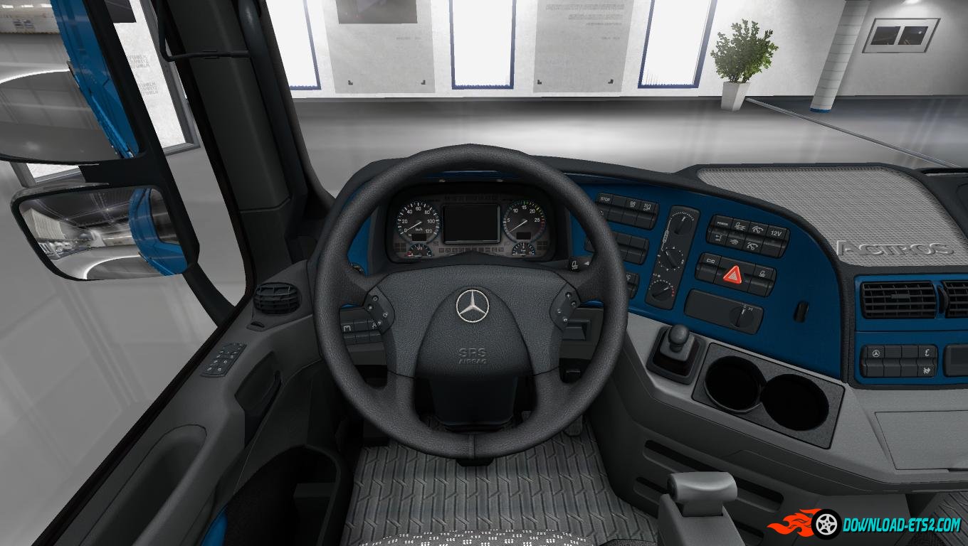 Mercedes Actros MP3 painted interior [1.22.X]