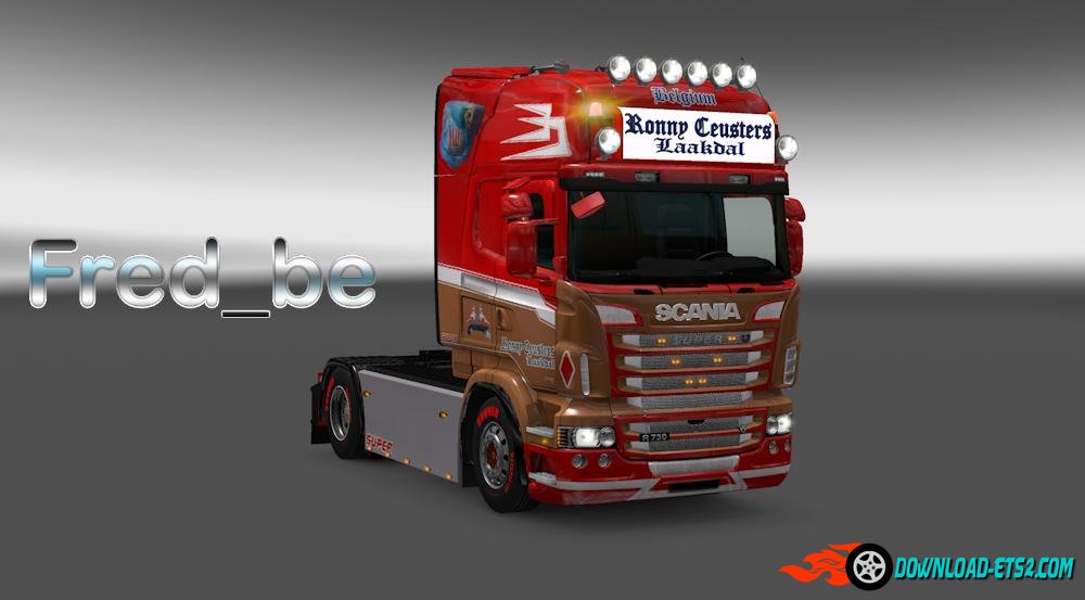 Scania RJL "Ronny Ceusters" skin