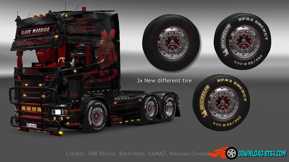 Scania Michelin Wheels Pack [1.22.x]