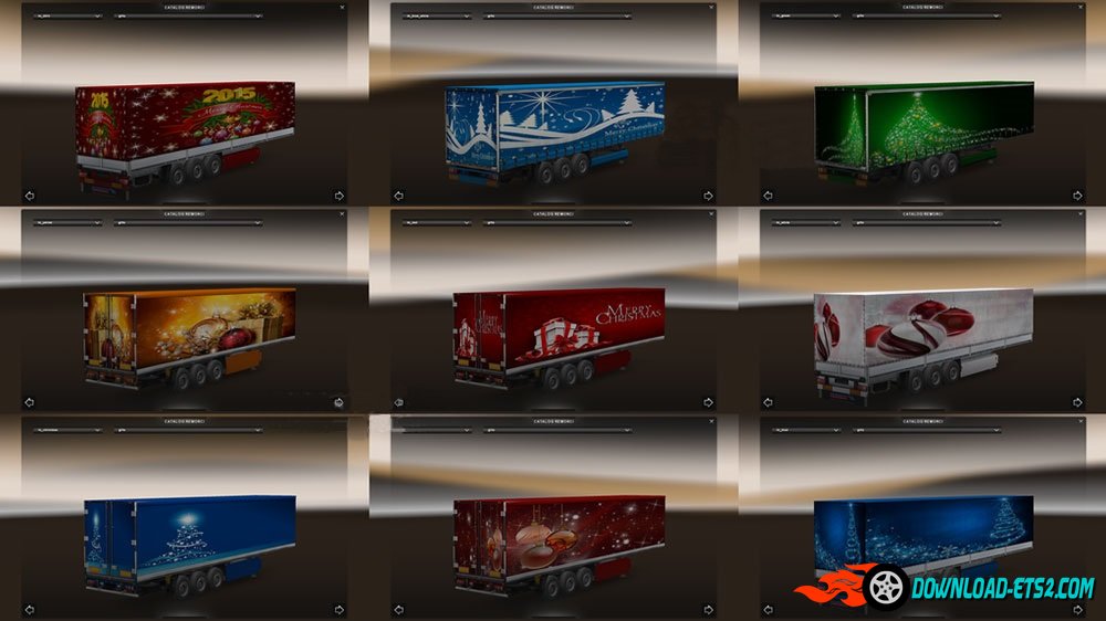 Christmas Trailers Pack by Nicu Skins