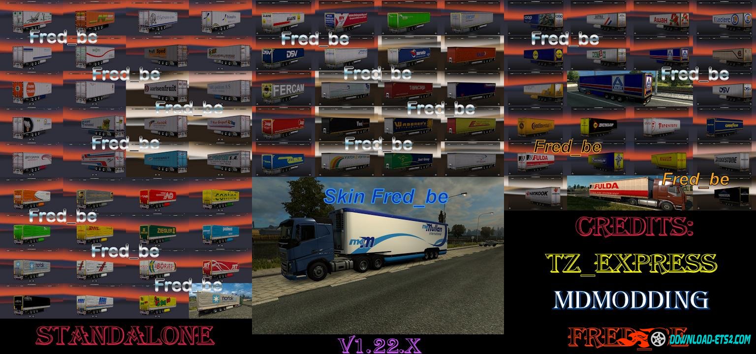 Trailer Pack by Fred_be V6 (+/- 300 skins)