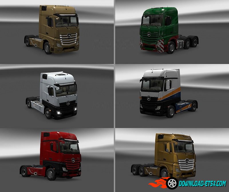 New Actros plastic parts and more v2.3