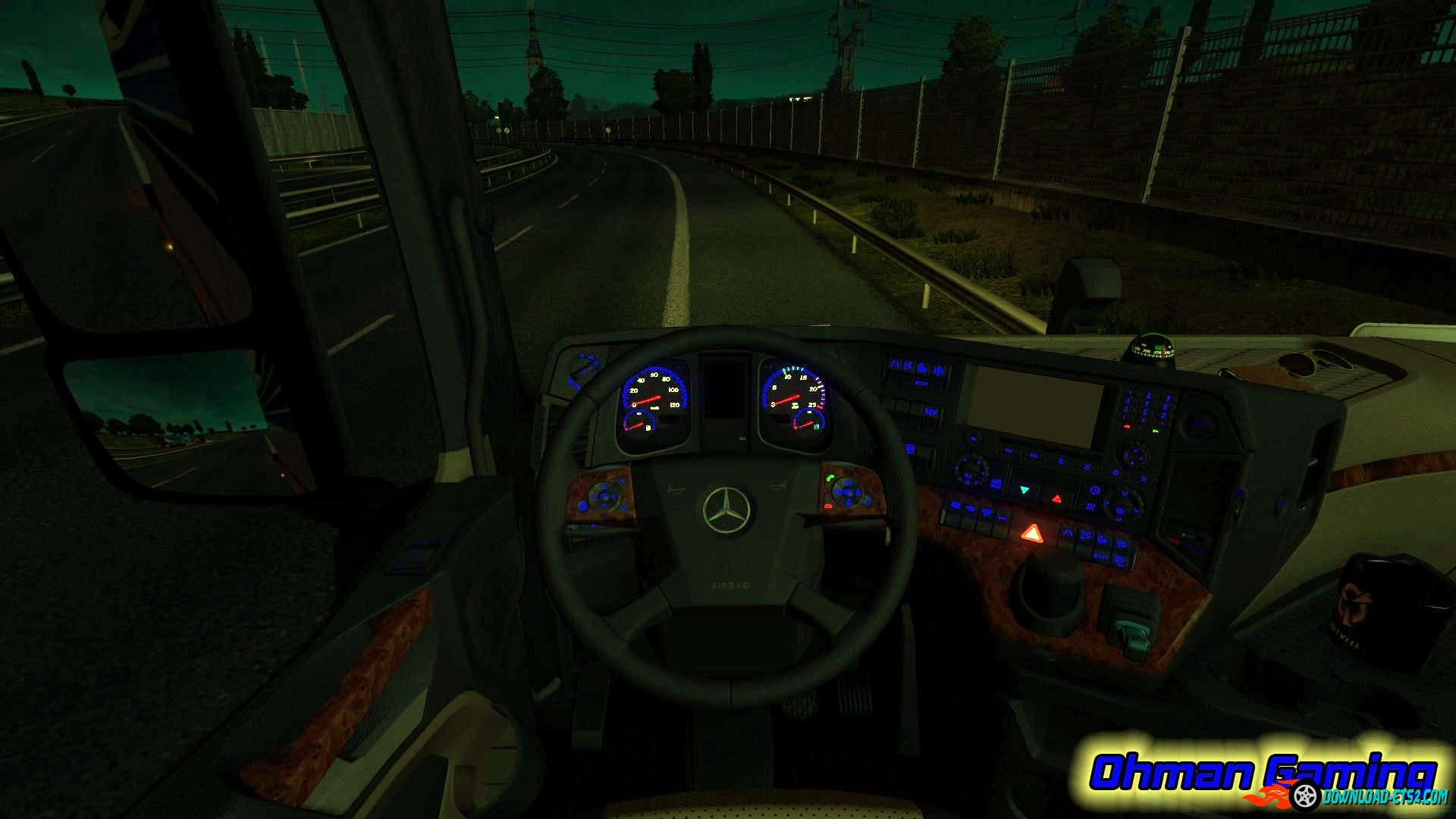 Mercedes-Benz MP4 Blue dashboard lights [1.22.x]