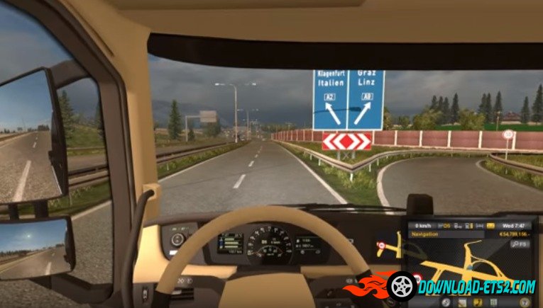 Keyboard driving in ETS2