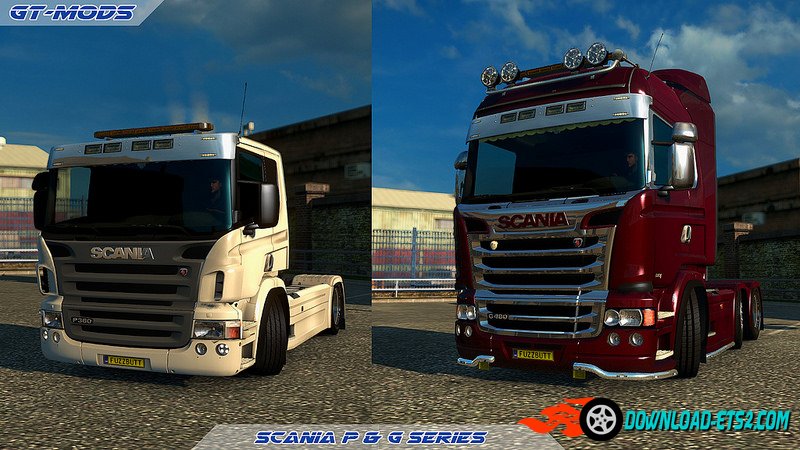 GTM P and G cabs for RJL's Scania R&S v2.5