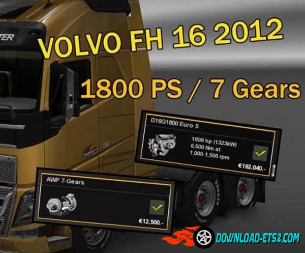 Volvo Fh Hp Ets Mods Euro Truck Simulator Mods Ets Trucks Maps