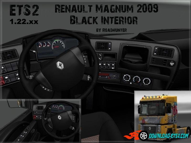 Renault Magnum 2009 Black Interior [1.22.x]