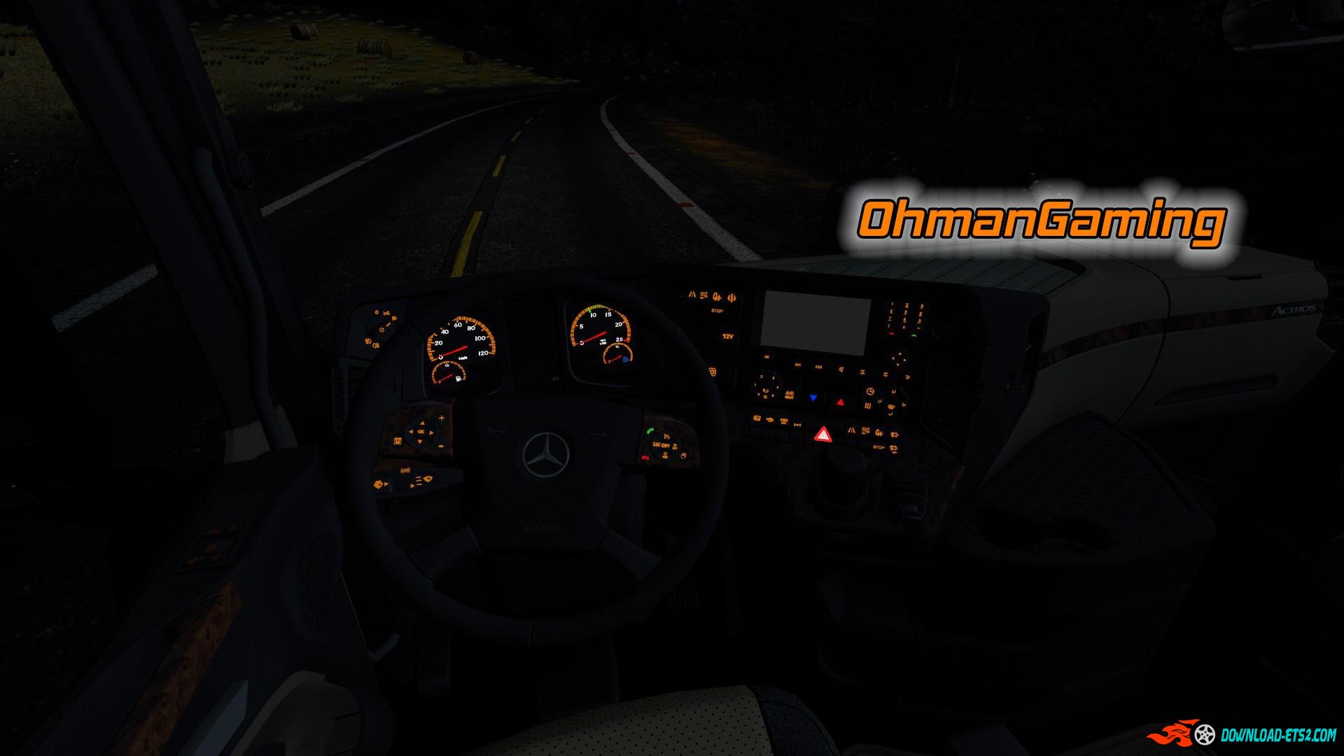 Mercedes-Benz MP4 Orange dashboard