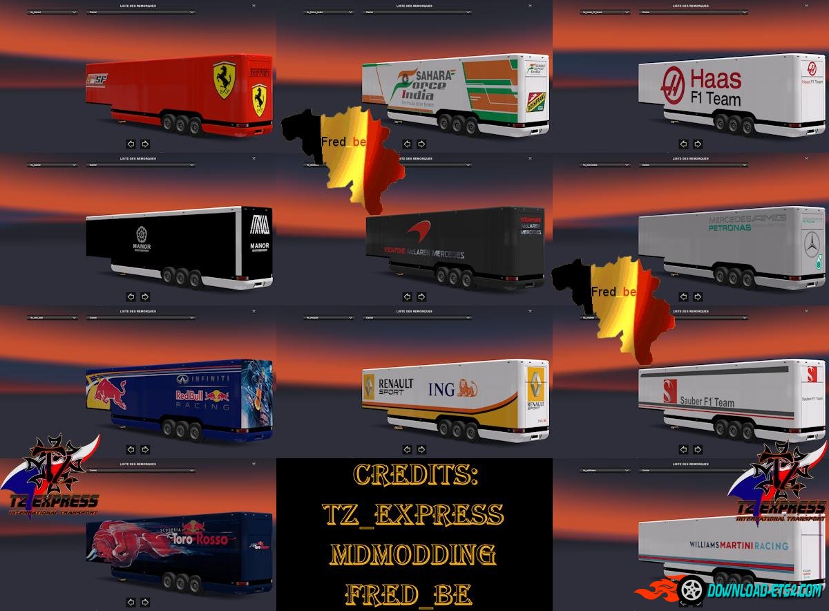 Trailer Pack Aero-Dynamic F1