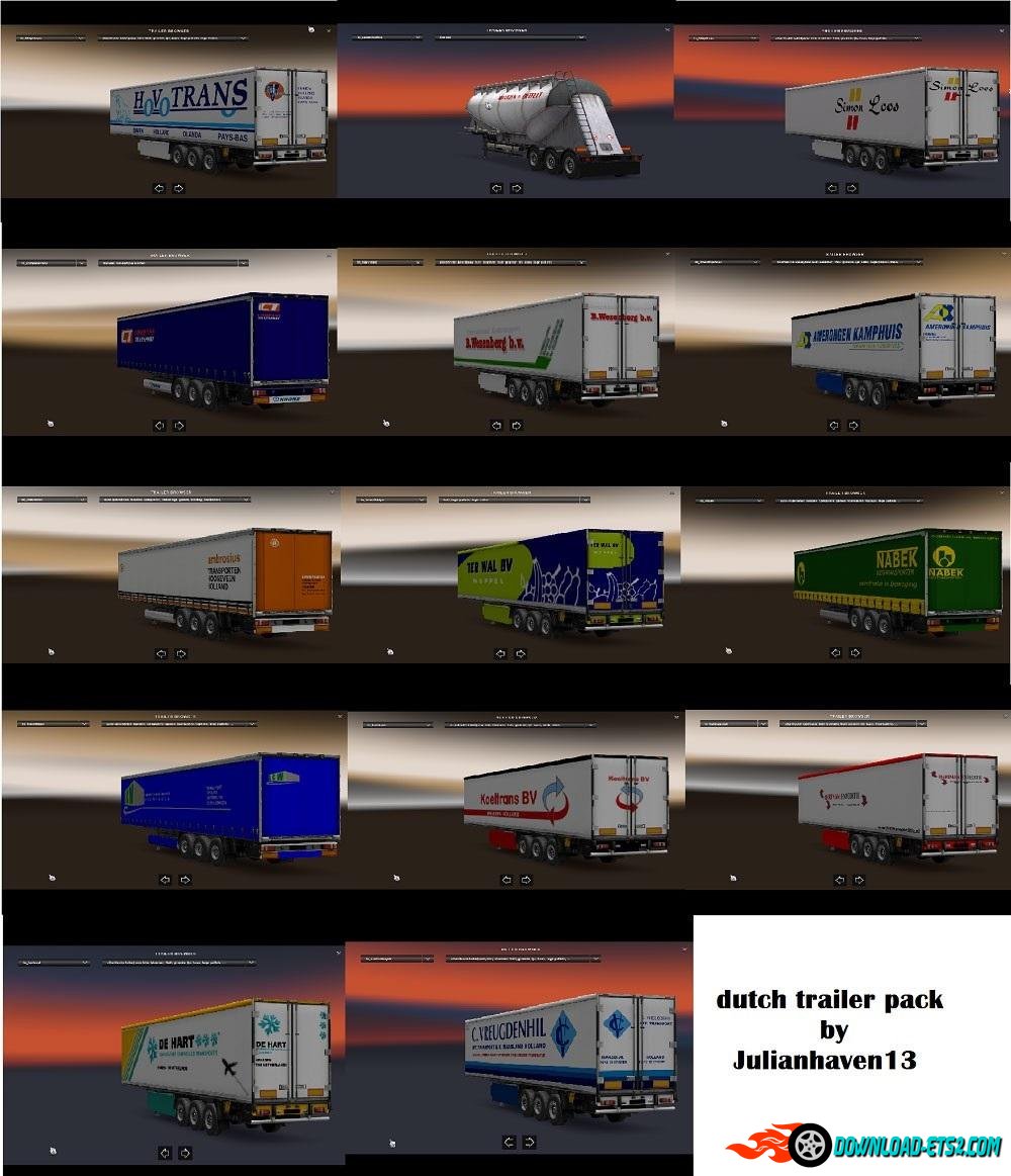 "Dutch” Trailers Pack