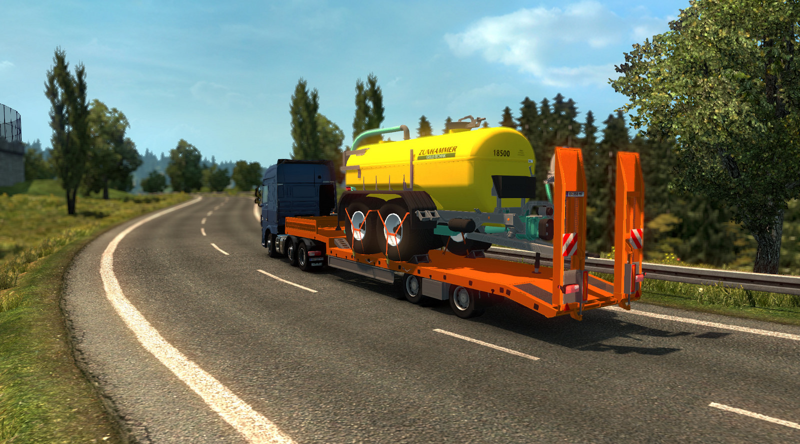 Single trailer "Fliegl - Zunhammer trailer"