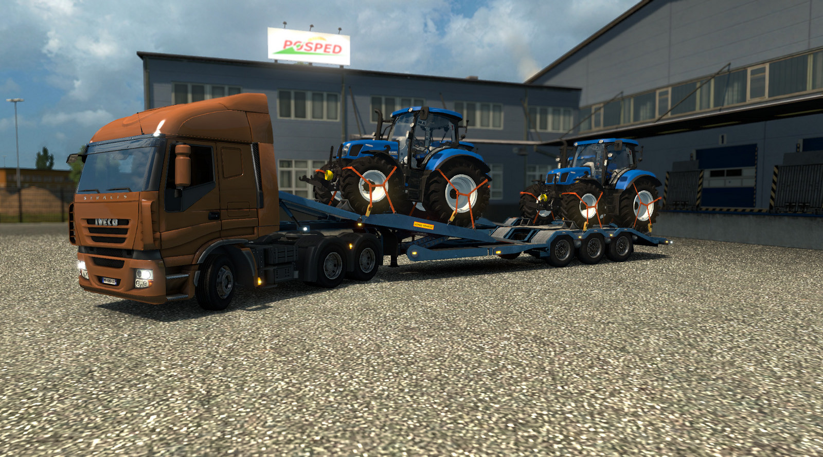 Single trailer "New Holland T6160"