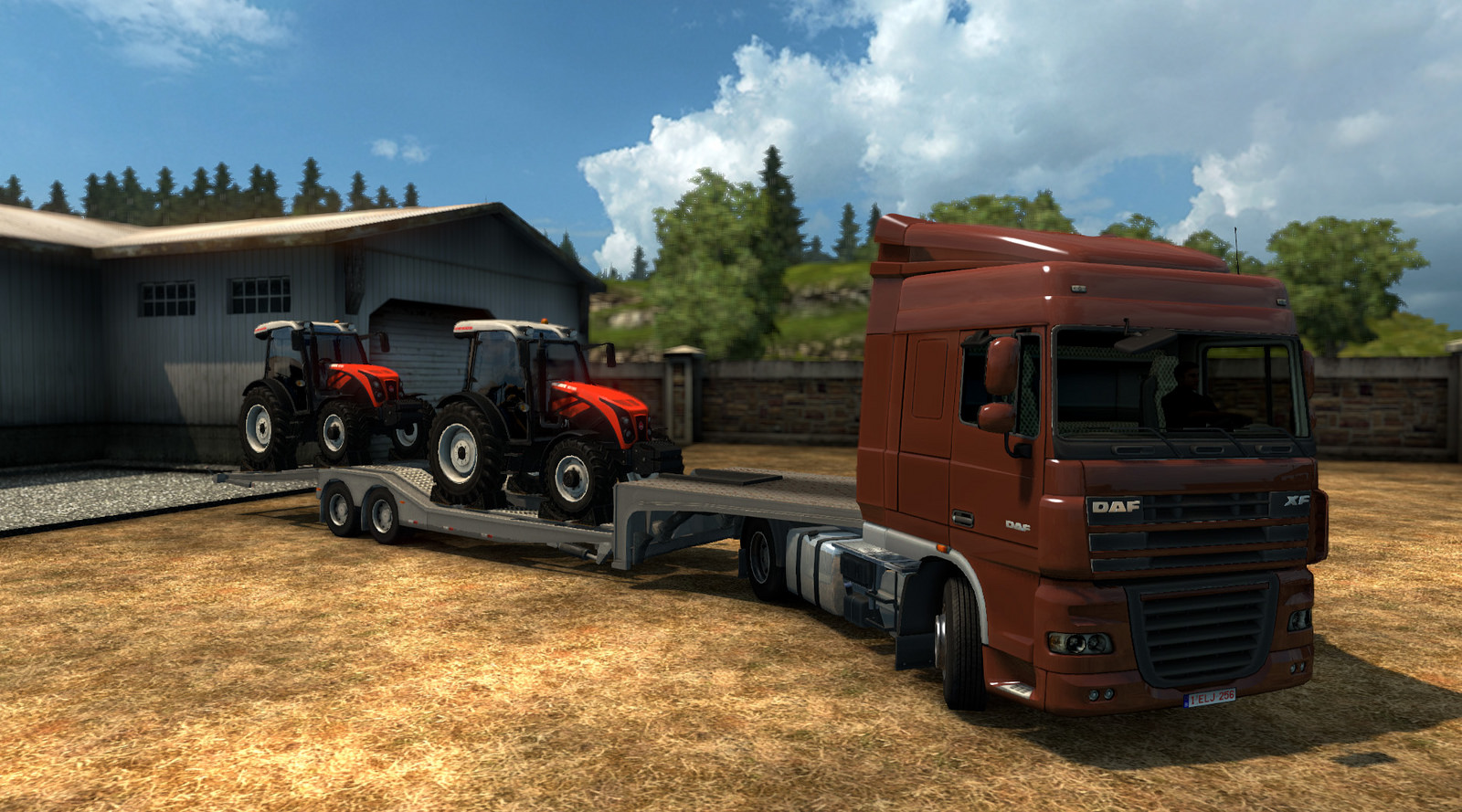 Single trailer "Ursus 8014h"