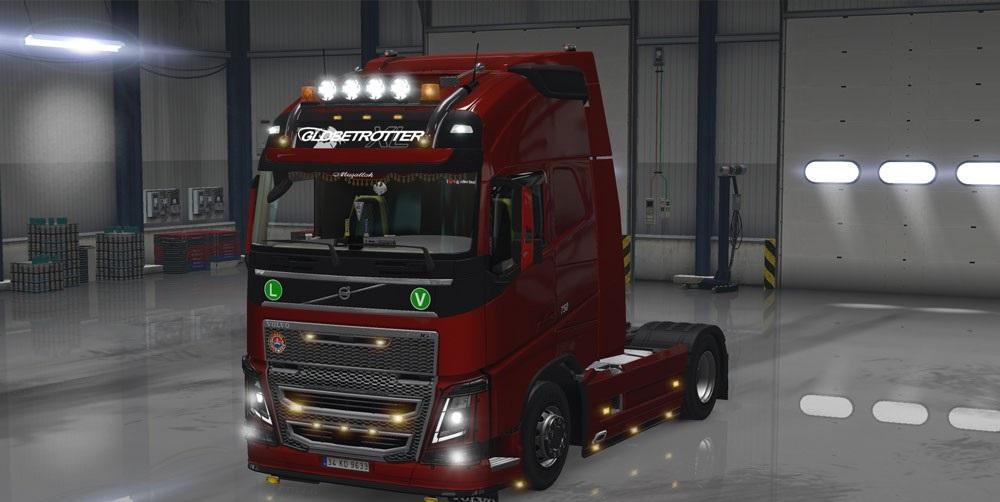 Volvo FH16 2012 Edit Fix + Cabin Accessories DLC [1.23]