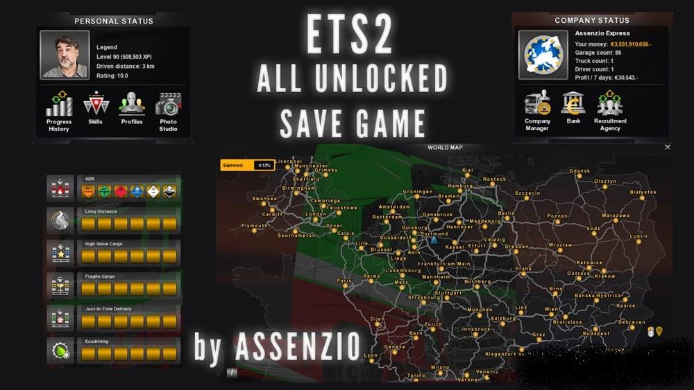 All Unlocked Save Game [1.2X]