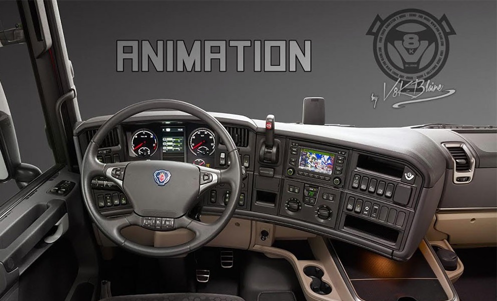 V8K Scania Animation for RJL Scania v1.5.1.1